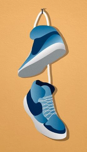 an den Nagel gehängt hat