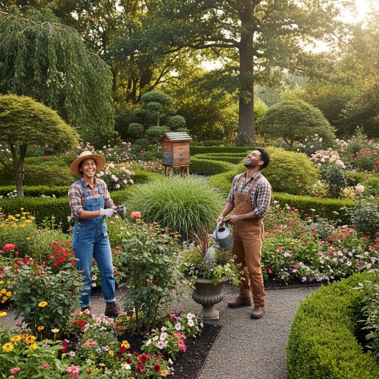 Eine weitere Idee zum Thema Ehrenamt. Mögen Sie Gartenarbeit?