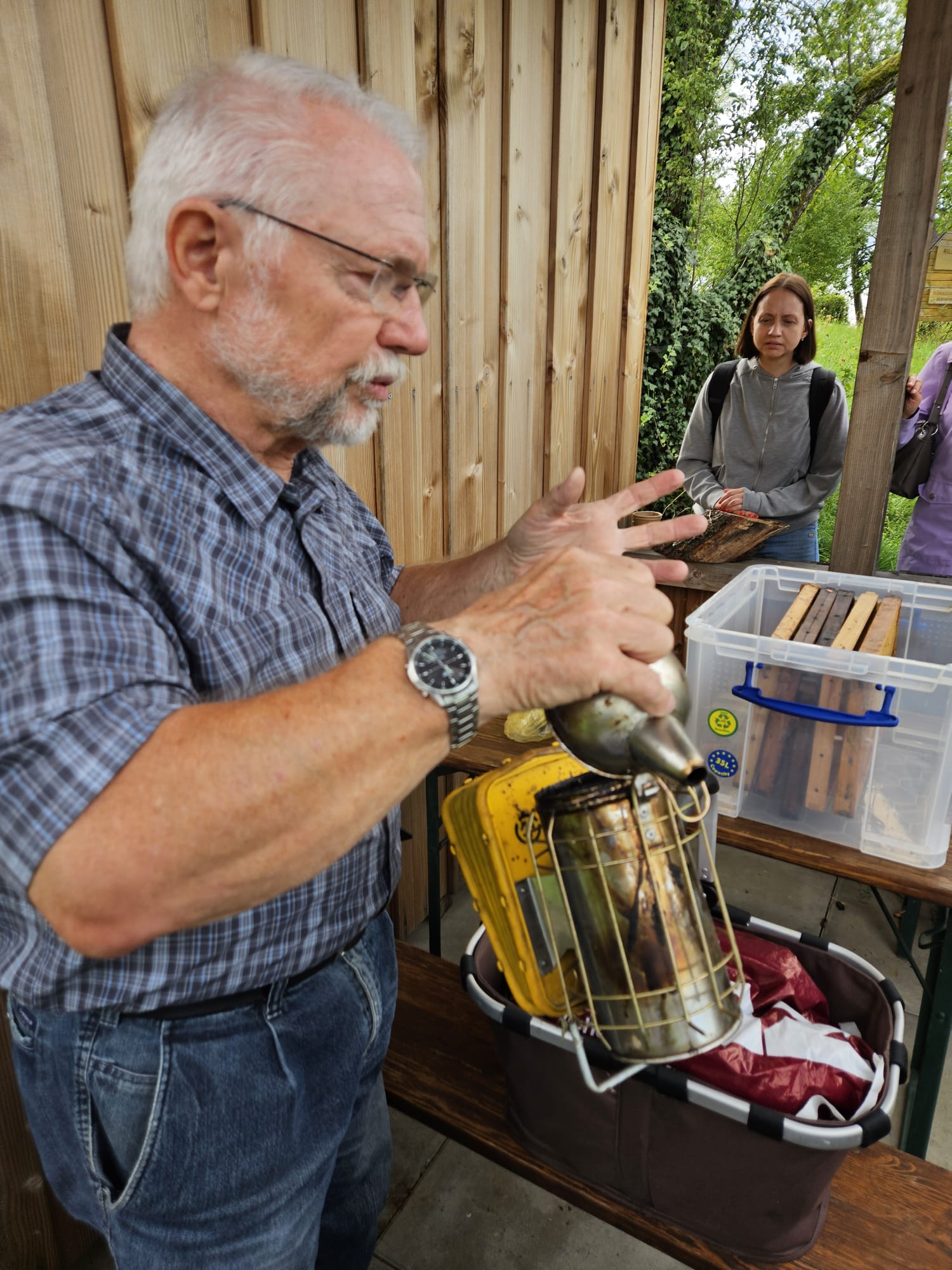 Besuch beim Imker