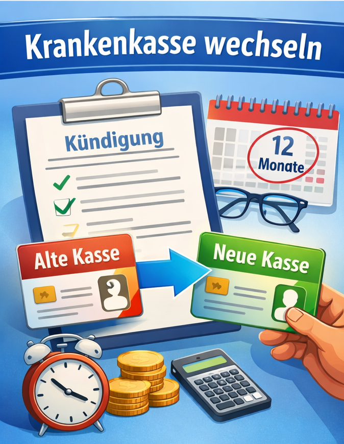 Wechsel der Krankenkasse – Jederzeit möglich